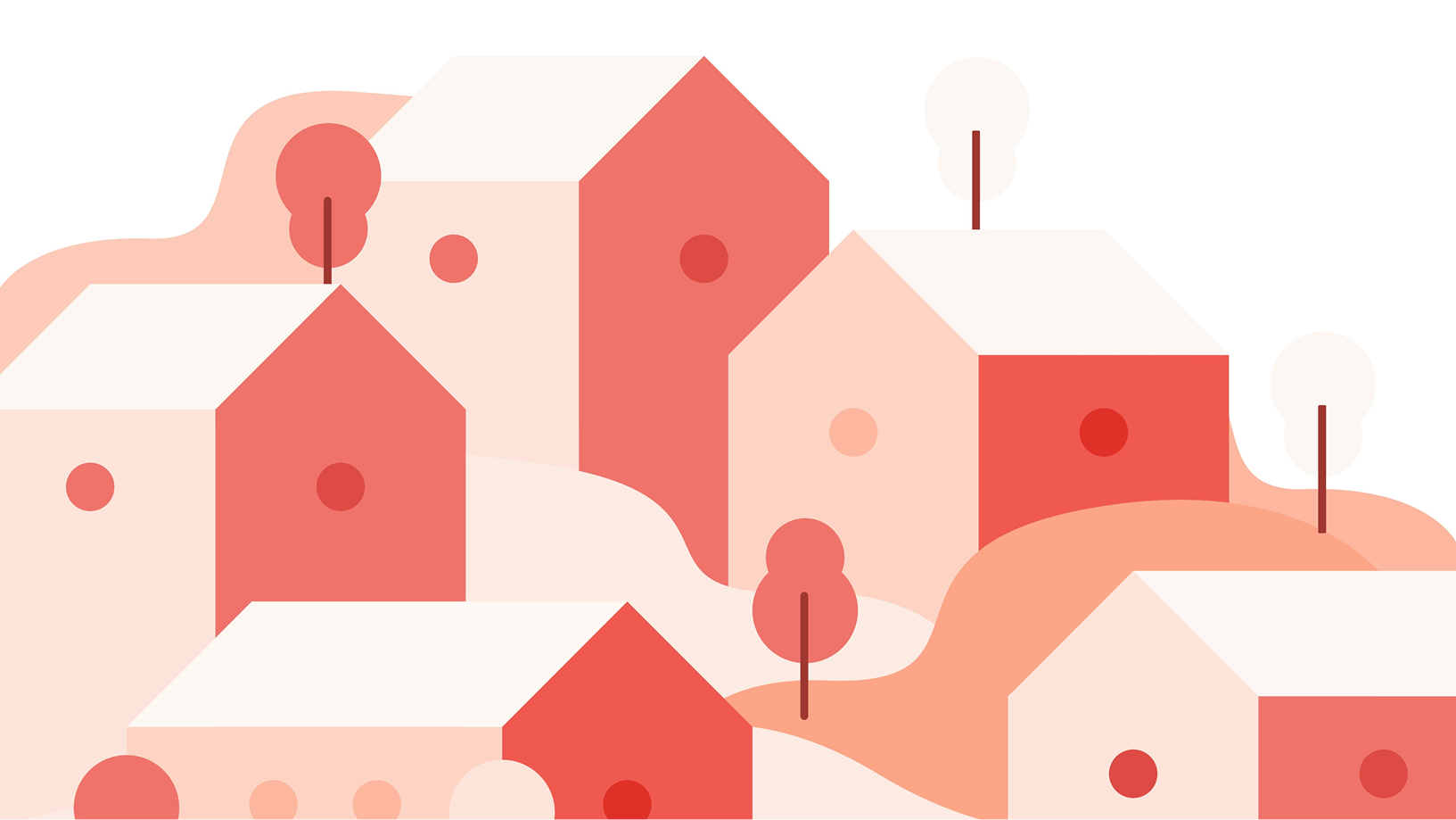 Image de maisons et d'immeubles rouges