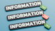 Three signs saying "information". The first and second sign has the tag "fact", the second "fake". 